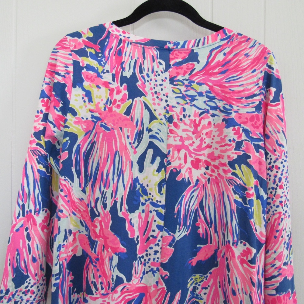 Lilly Pulitzer Banyan Dress Sunken Treasure Pima Cotton Size S - Picture 7 of 12